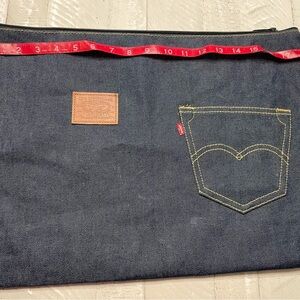 Levi's Dark Blue Denim Laptop Bag